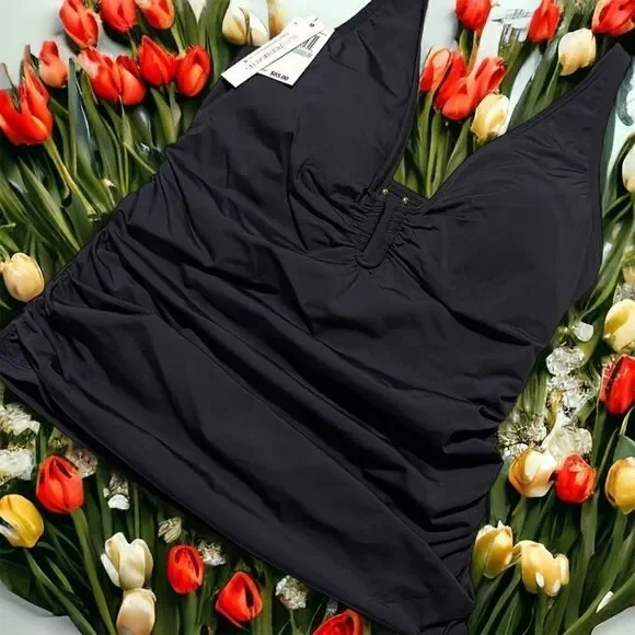 Bleu Rod Beattie Tankini Swim Top, Small - Picture 1 of 6